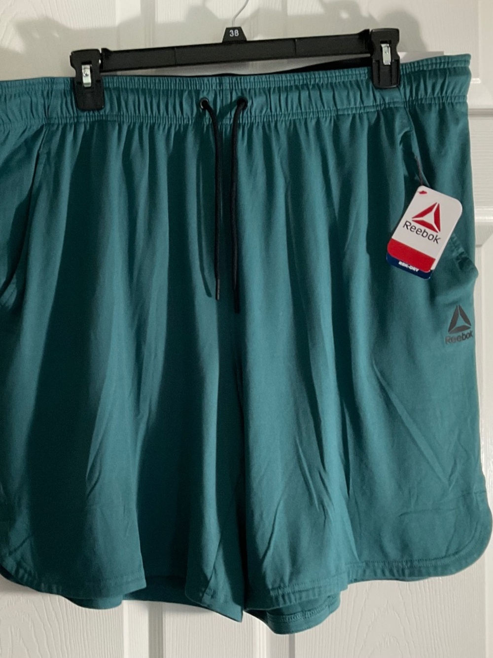 Reebok Men's Performance Crafted Legacy Core 9" Shorts 2XL color Balsam Teal NWT